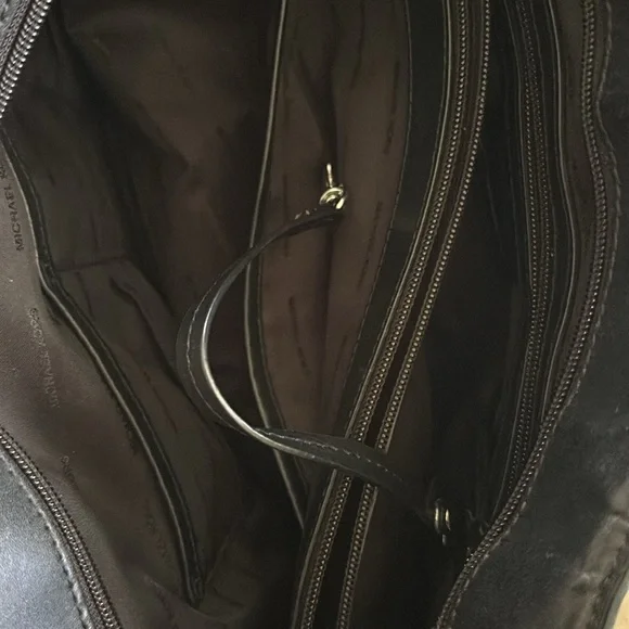 MK Purple Hologram Voyager Tote